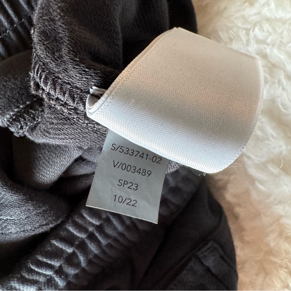 Athleta Farallon Pant Black Straight leg Crop Ankle #533741 Pull On Lounge Sz MP - Picture 11 of 12